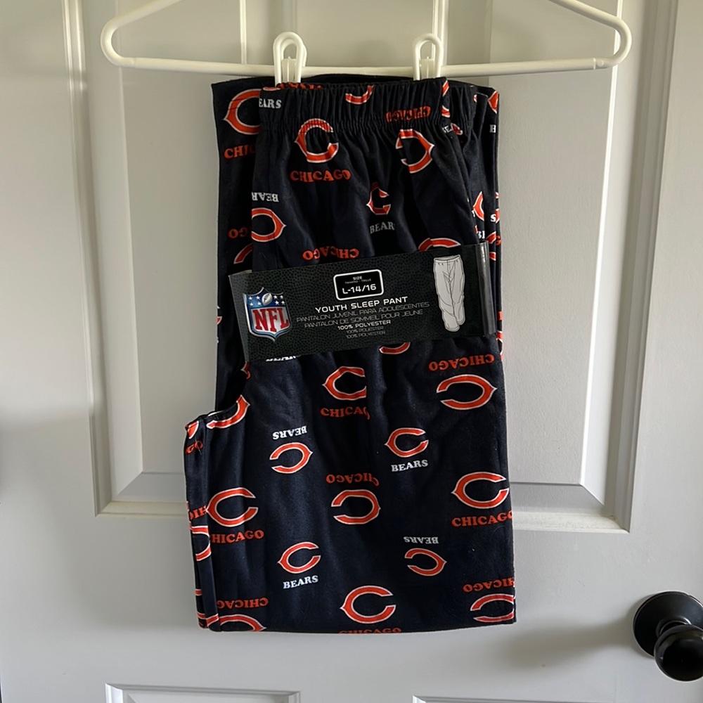 NFL Chicago Bears Navy Blue & Orange Youth Sleep Pant